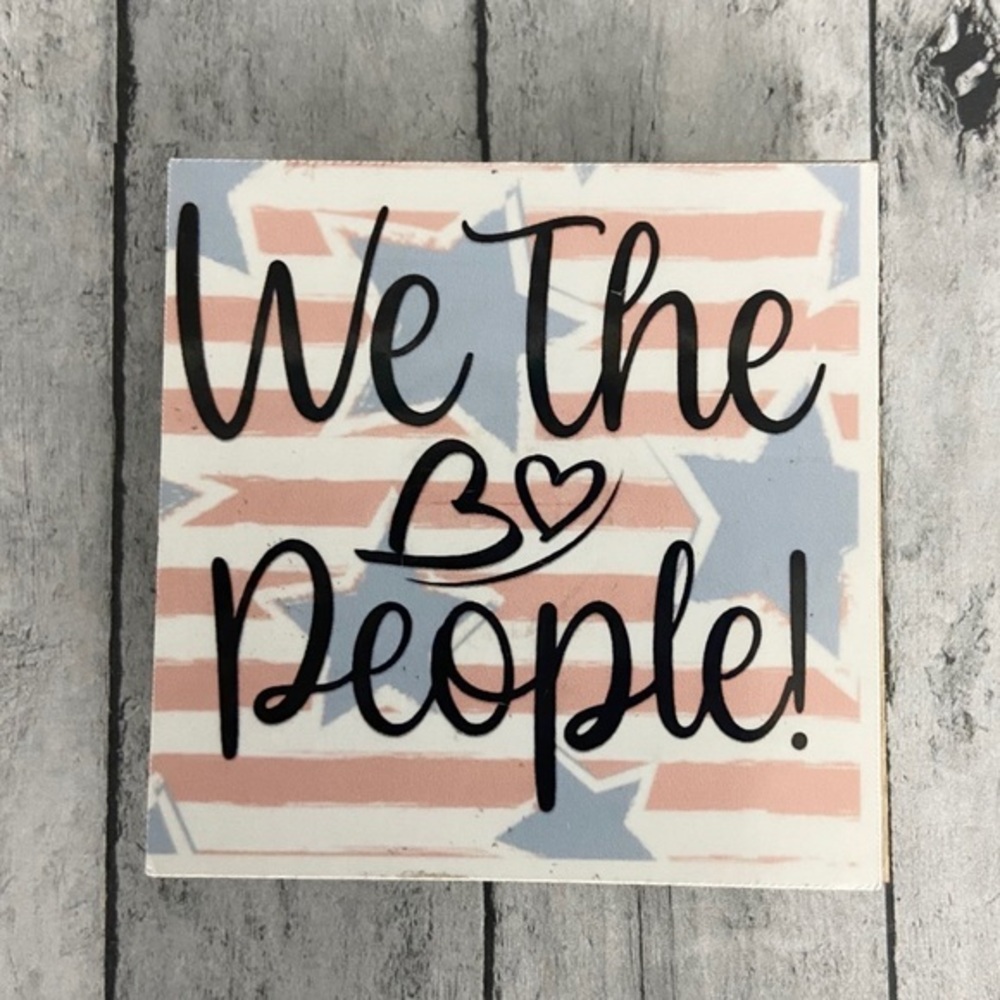 We The People Magnet Constitution Patriotic America Freedom MAGA Patriot